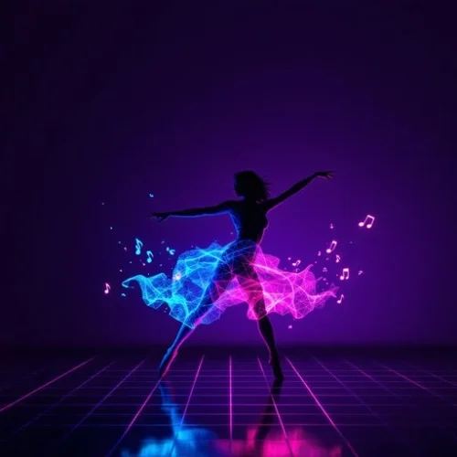 dancing-through-light-stockcake